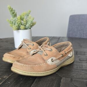 Sperry Light Brown Boat Shoes